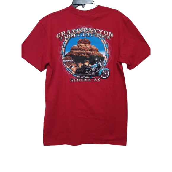 Grand Canyon Harley-Davidson T-shirt Sedona, Arizona. Men's Medium - Picture 4 of 7
